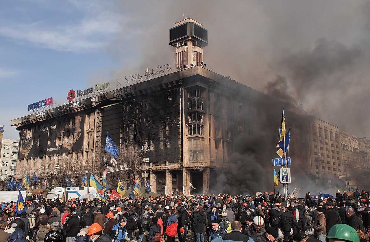 Евромайдан, Киев. 19 февраля 2014 года