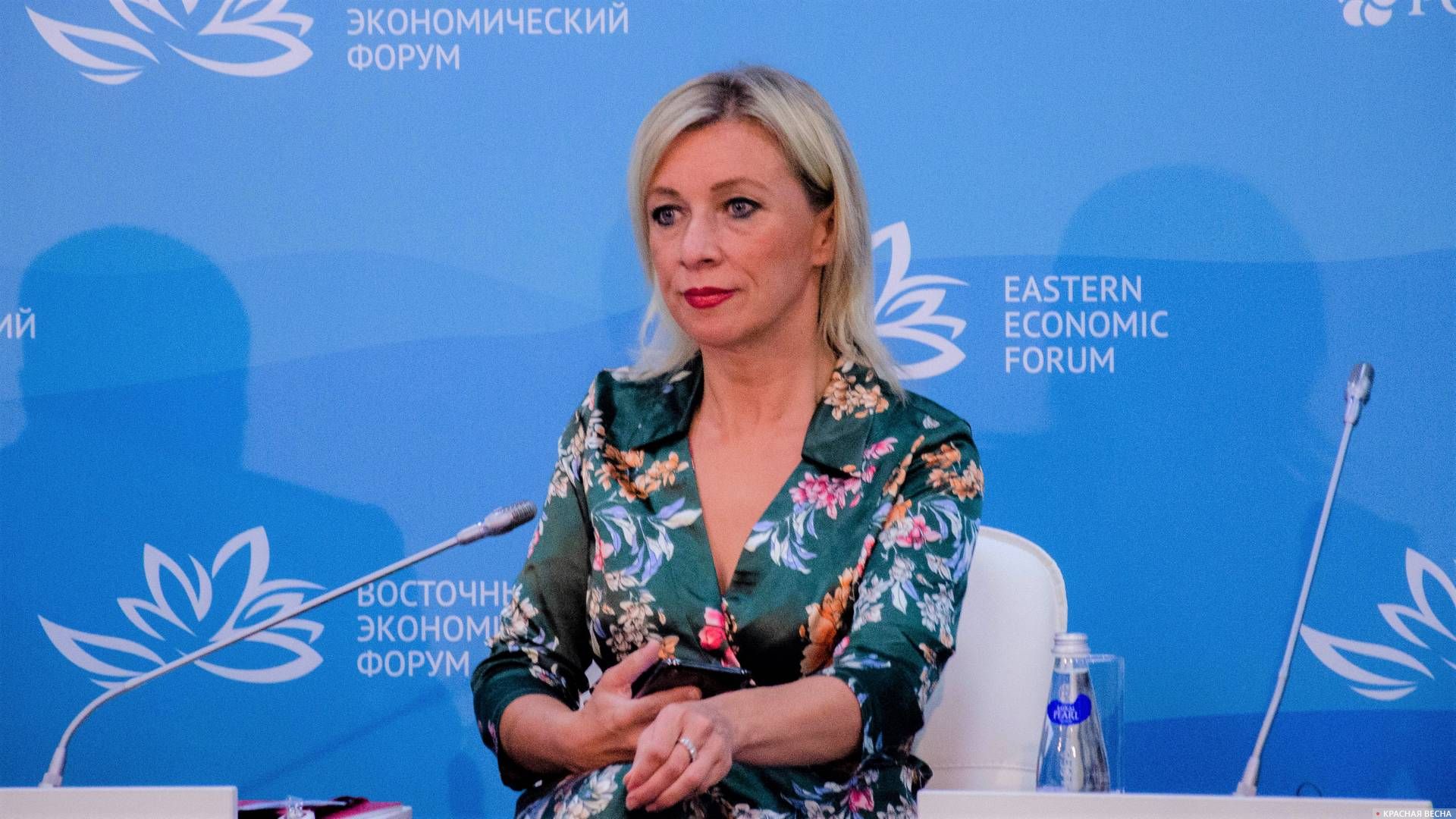 Мария Захарова  на 5-м Восточном экономическом форуме 