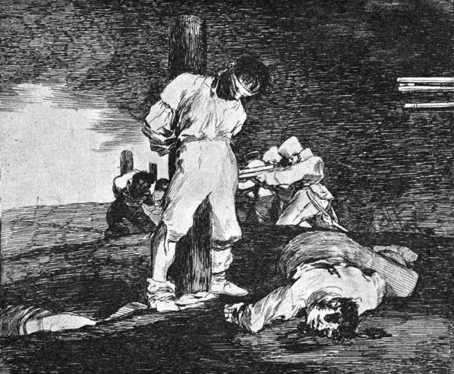 Франсиско Гойя. Расстрел пленных. 1810—1820