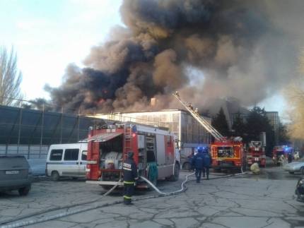 Пожар у КРЦ Звезда в Самаре локализован
