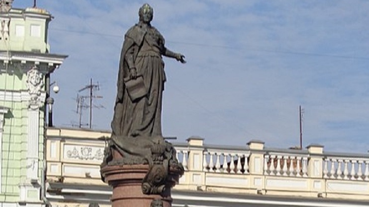 Памятник российской императрице Екатерине II. Одесса
