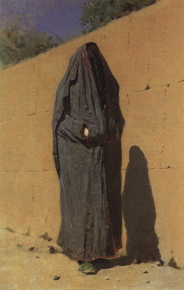Василий Верещагин. Узбекская женщина в Ташкенте. 1873