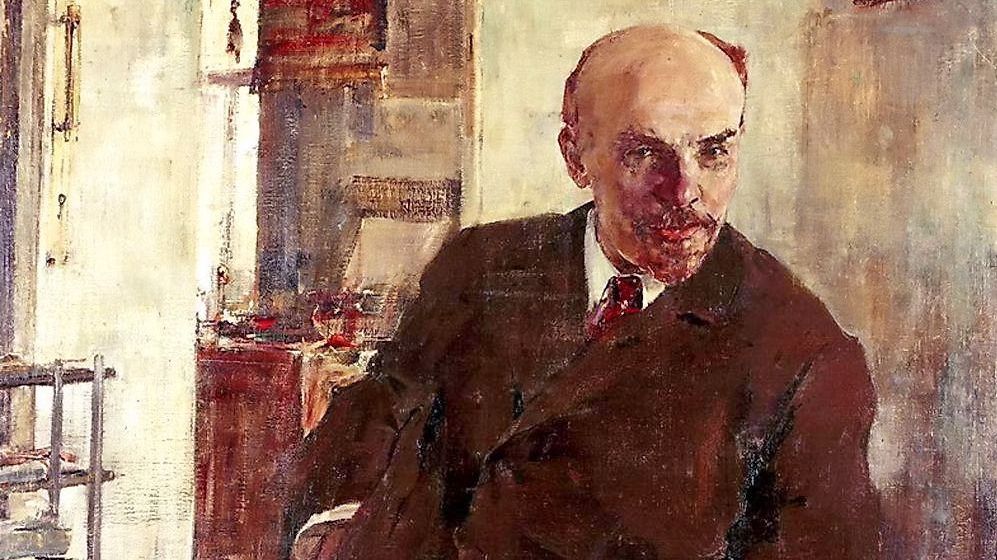 Николай Фешин. Портрет В. И. Ленина. 1918