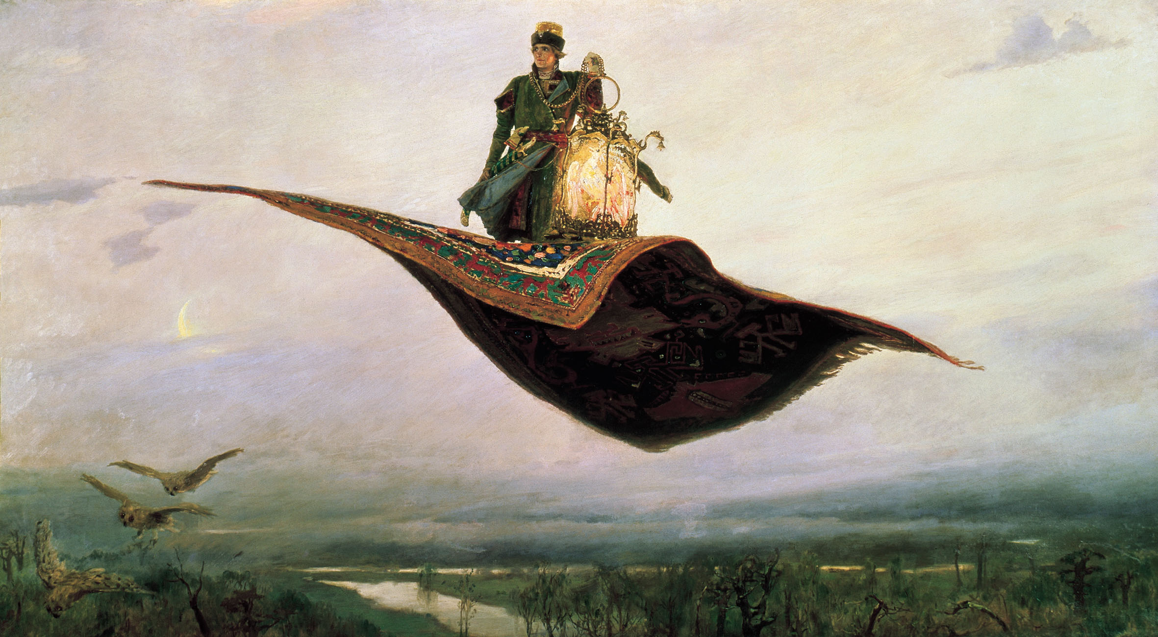 Васнецов Виктор. Ковер-самолет. 1880