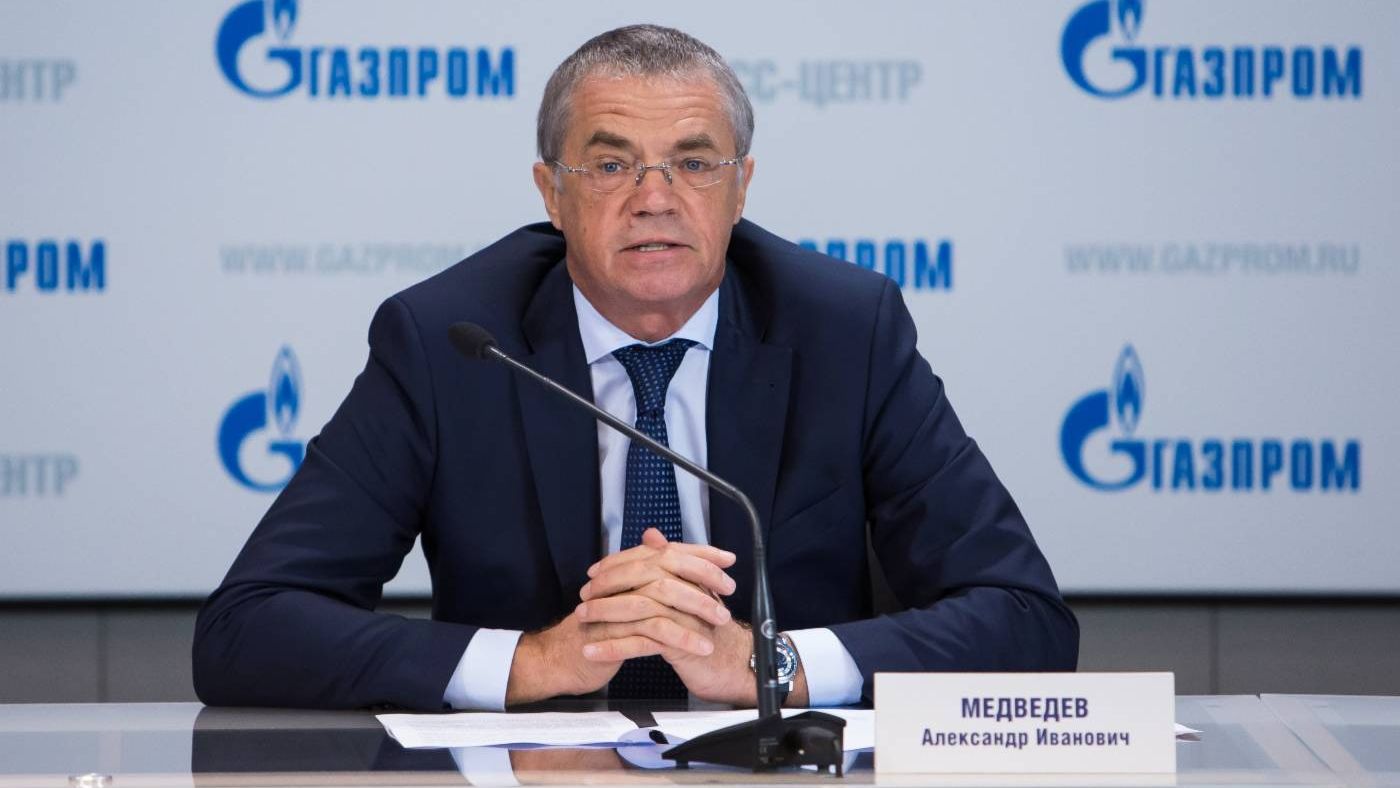 Заместитель председателя правления «Газпрома» Алекандр Медведев