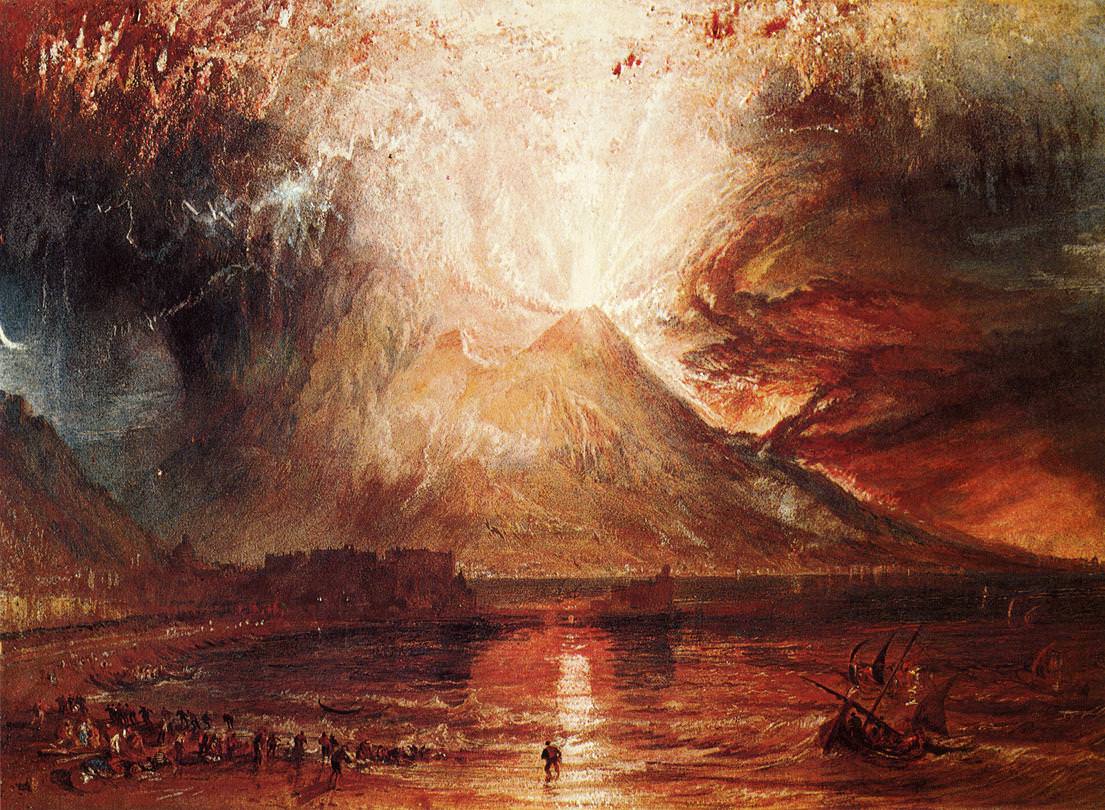 Уильям Тёрнер. Извержение Везувия. 1817