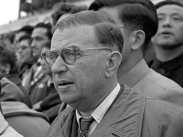 Сартр в 1955 году в Пекине