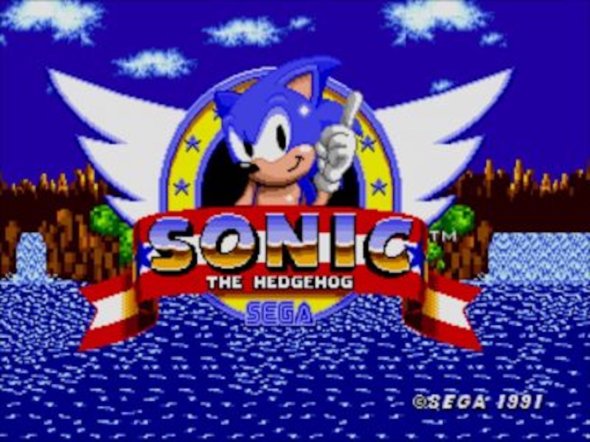 Sonic The Hedgehog. SEGA