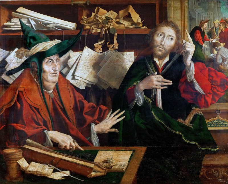 Маринус ван Реймерсвале. Притча о неверном управителе. ок.1540