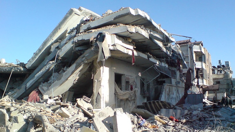 Разрушения в Рафахе, сектор Газа