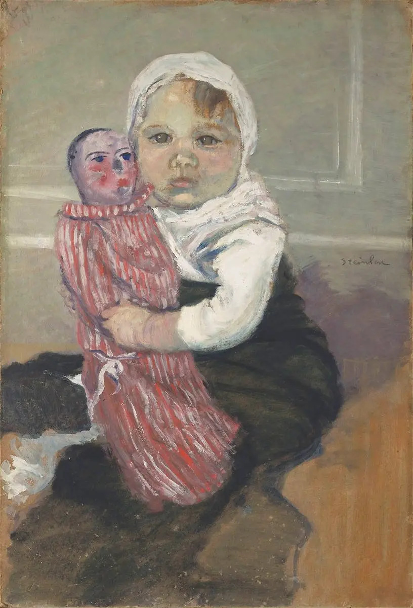 Теофиль Александр Стейнлен. Девочка с куклой. 1889