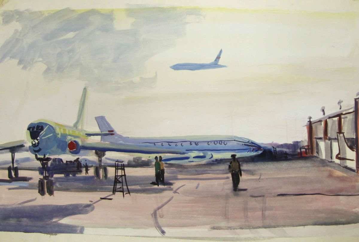 Багдасар Месропян. Аэропорт. 1958