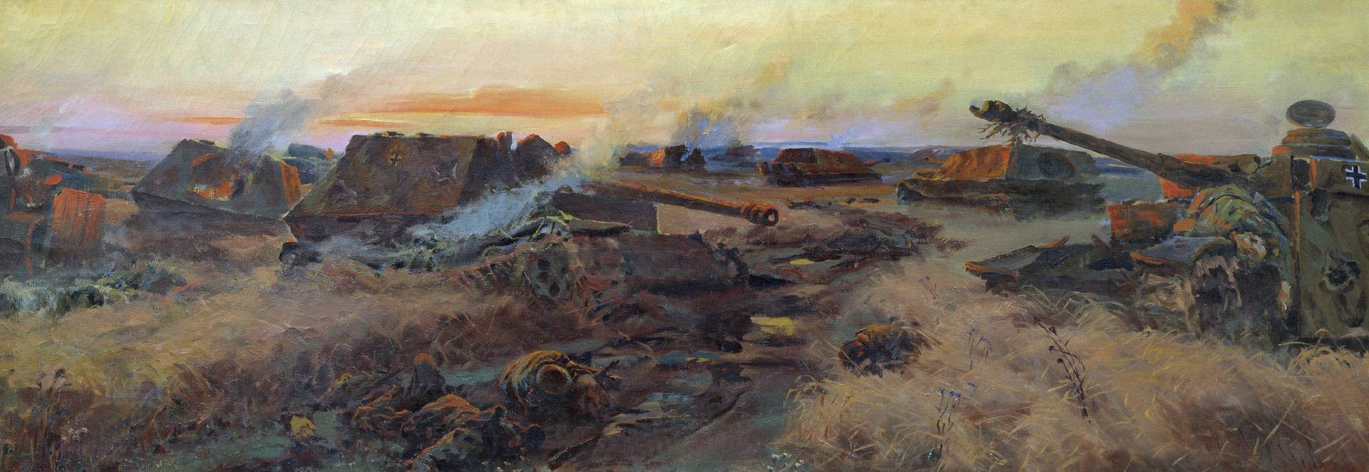 Петр Кривоногов На Курской дуге 1949
