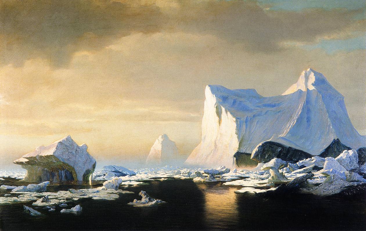 Уильям Брэдфорд. Айсберги в Арктике. 1882