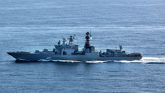 Большой противолодочный корабль Кольской флотилии разнородных сил Северного флота «Североморск»