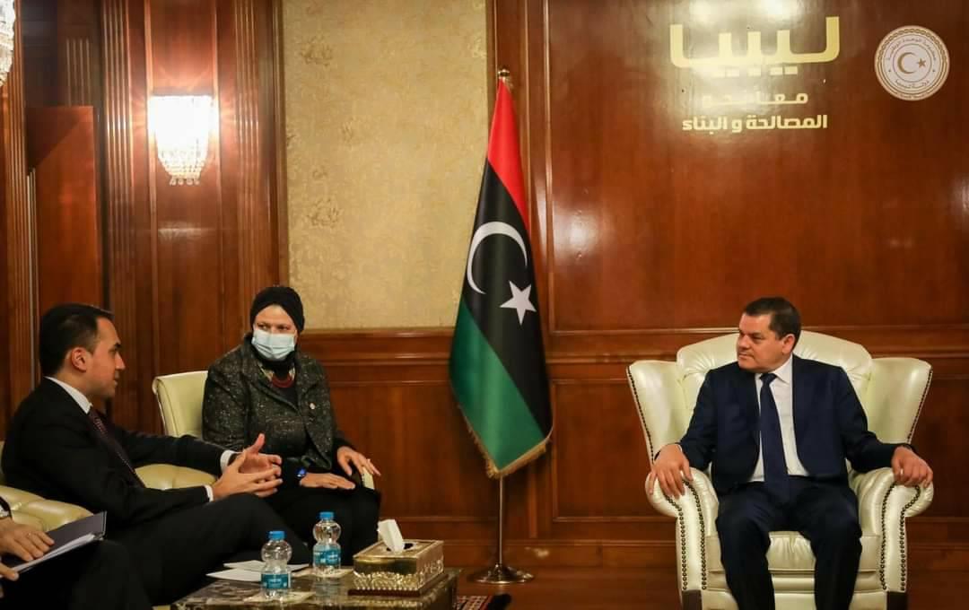 Встреча главы МИД Италии с премьером Ливии