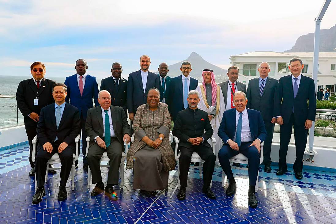 Встреча министров иностранных дел стран БРИКС в столице ЮАР Кейптауне