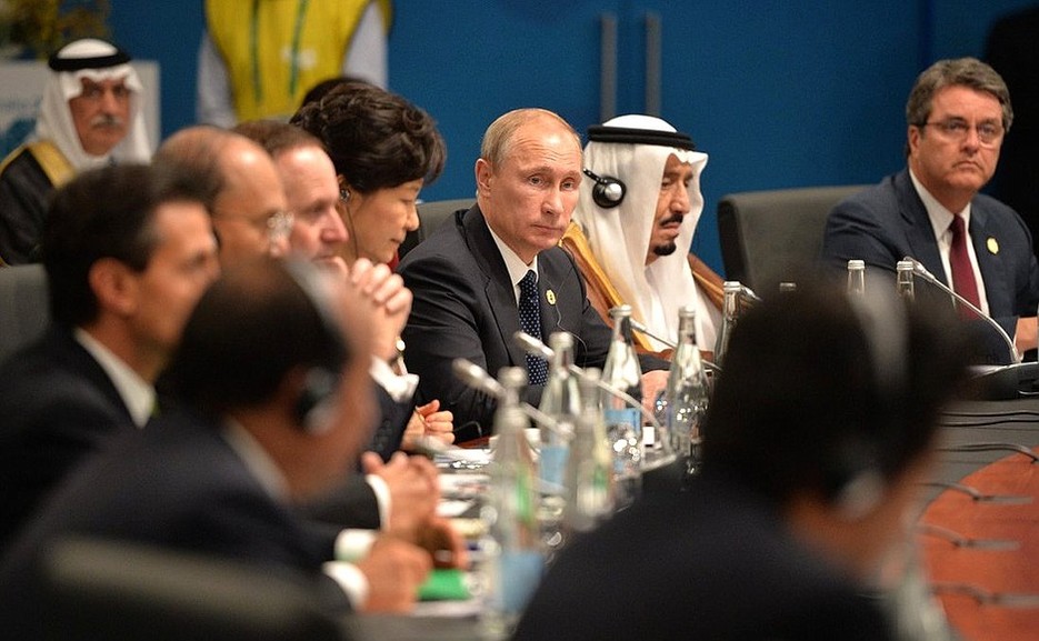 Владимир Путин на саммите G20 [(cc) kremlin.ru]