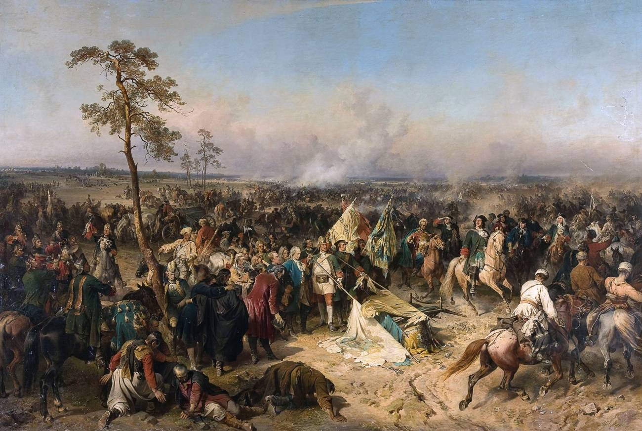Александр Коцебу. Победа при Полтаве. 1862