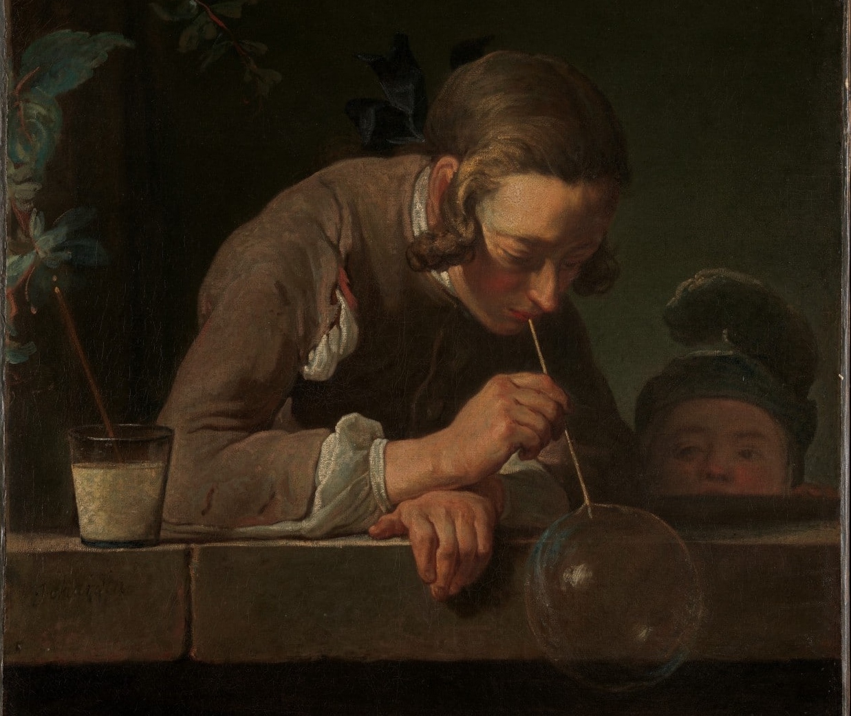 Мыльные пузыри. Жан Батист Симеон Шарден. 1733-1734