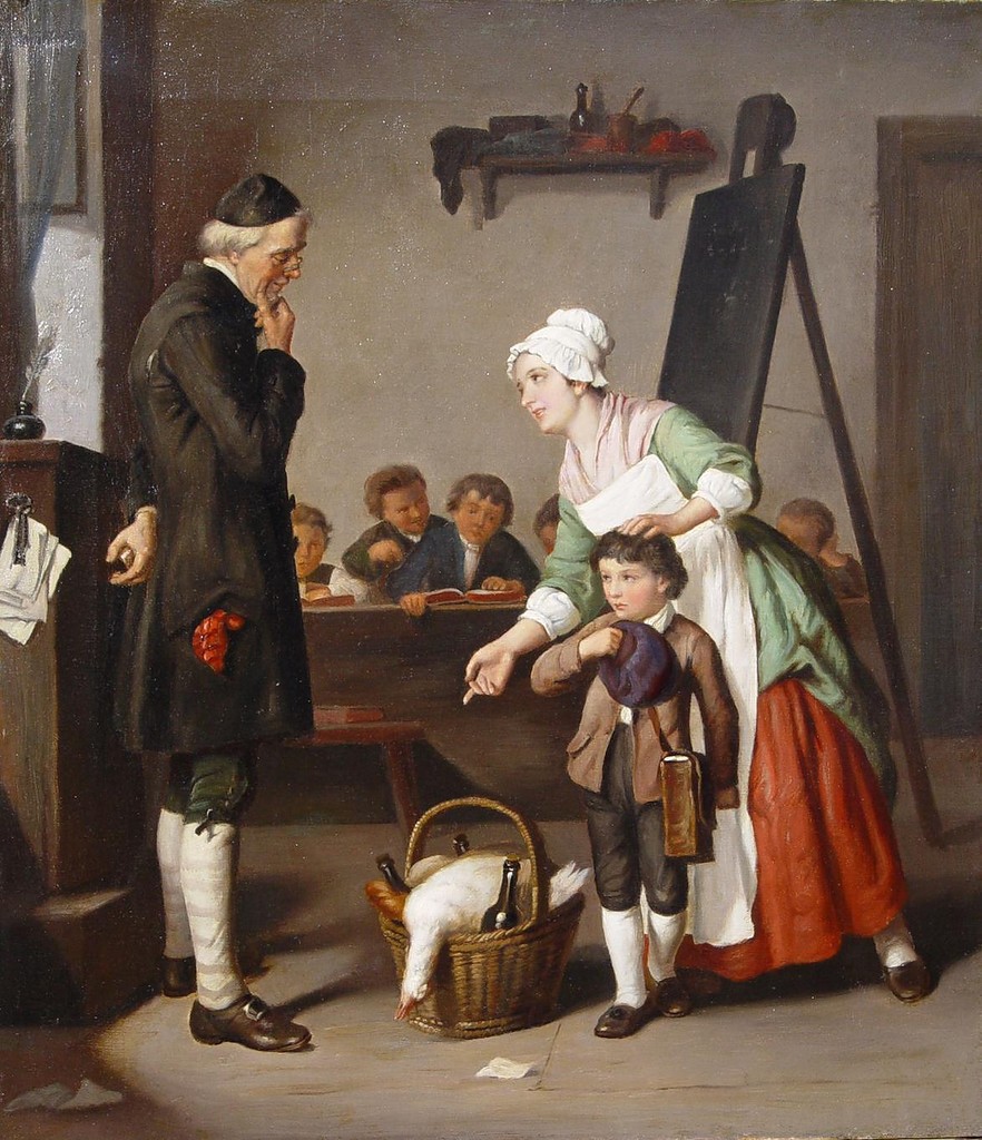 Беньямин (Бенджамин) Вотье. Прием в школу