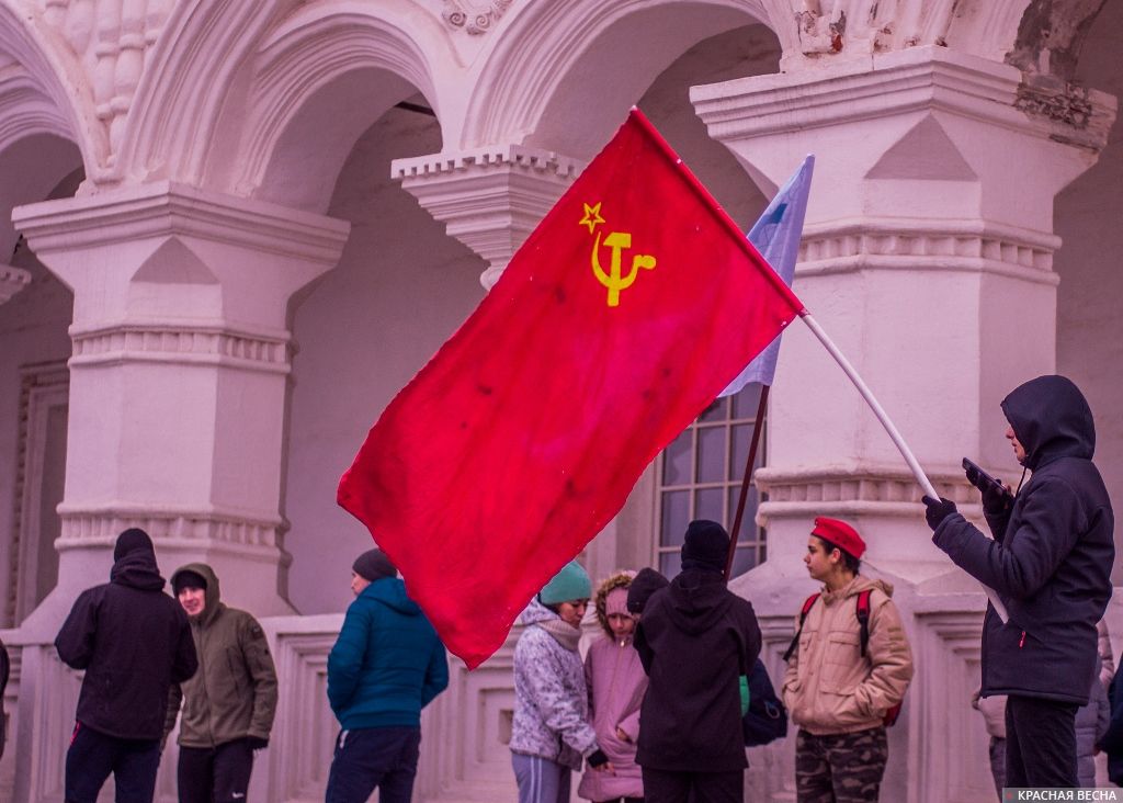 Участники Новогодней Трезвой Пробежки