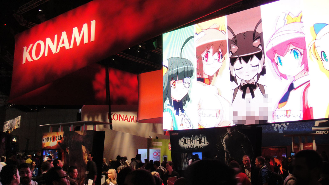 Выставочный стенд Konami