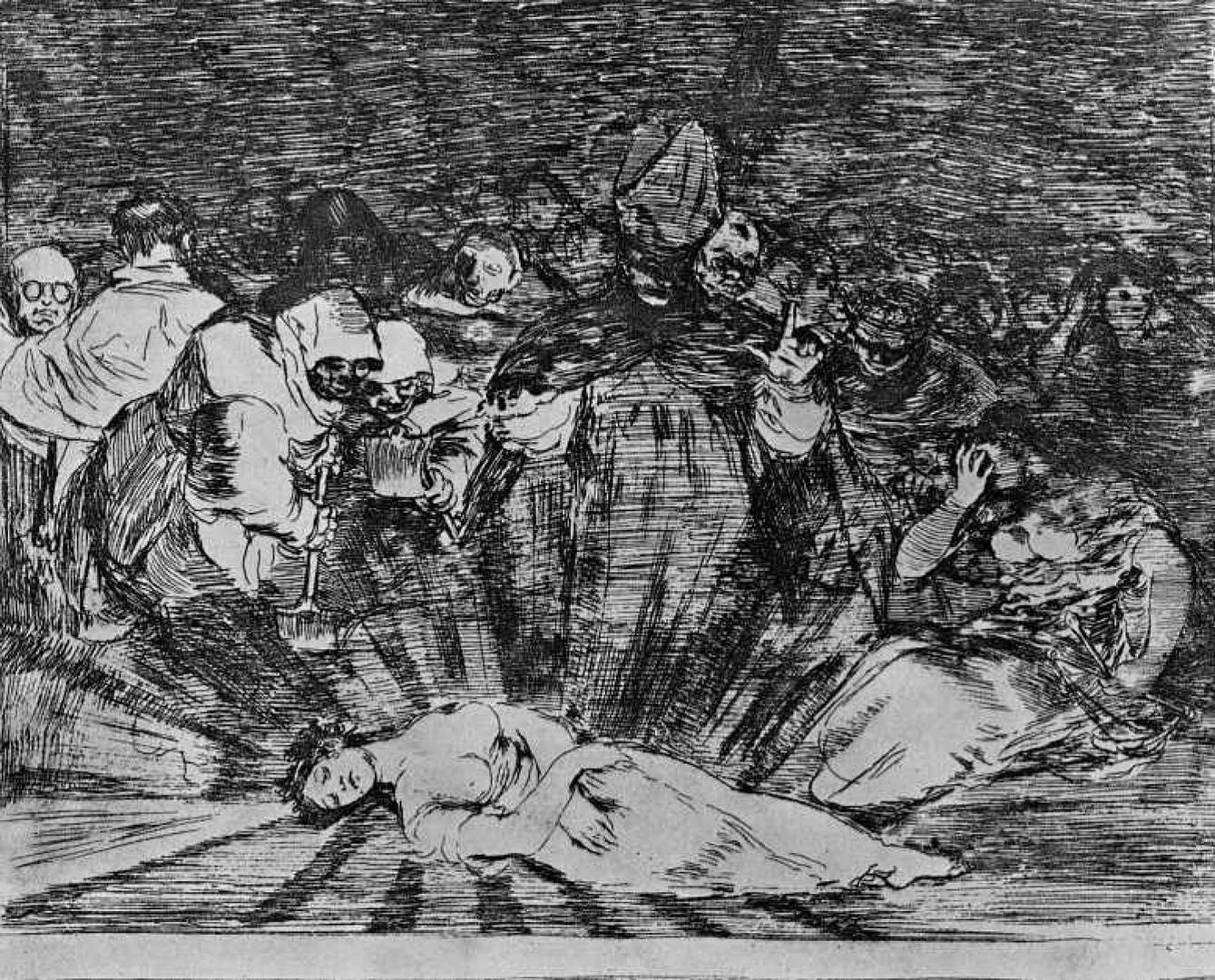 Франсиско Гойя. Бедствия войны, Правда умерла. 1815
