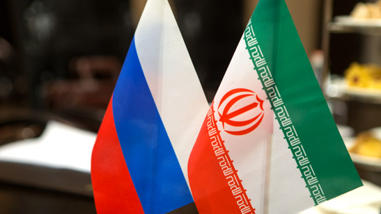 флаги России и Ирана