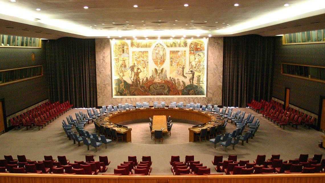 Зал заседаний Совбеза ООН