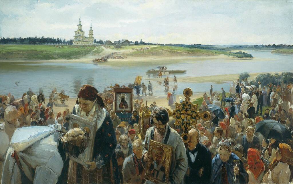 Илларион Прянишников. Крестный ход. 1893