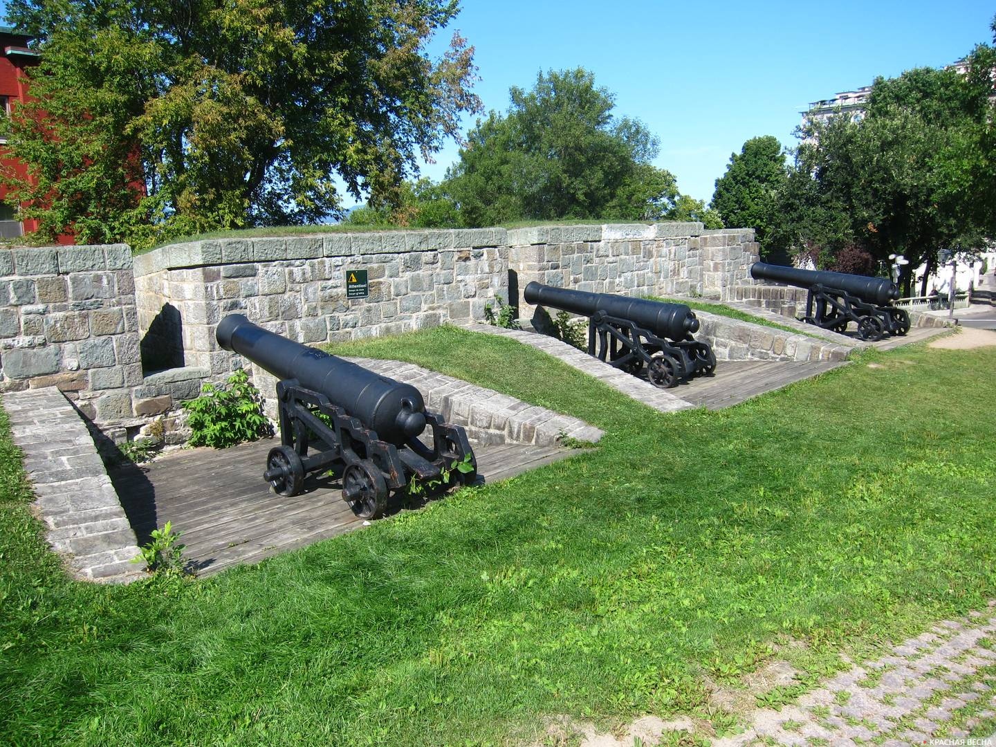 Квебекская крепость (фрагмент). Квебек. Канада
