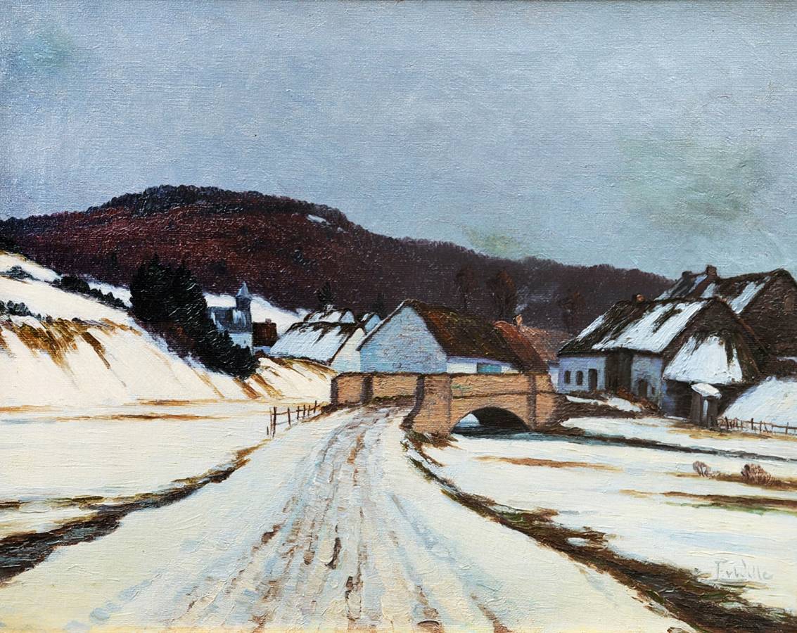 Фриц фон Вилле. Эфейль зимой. 1890-е