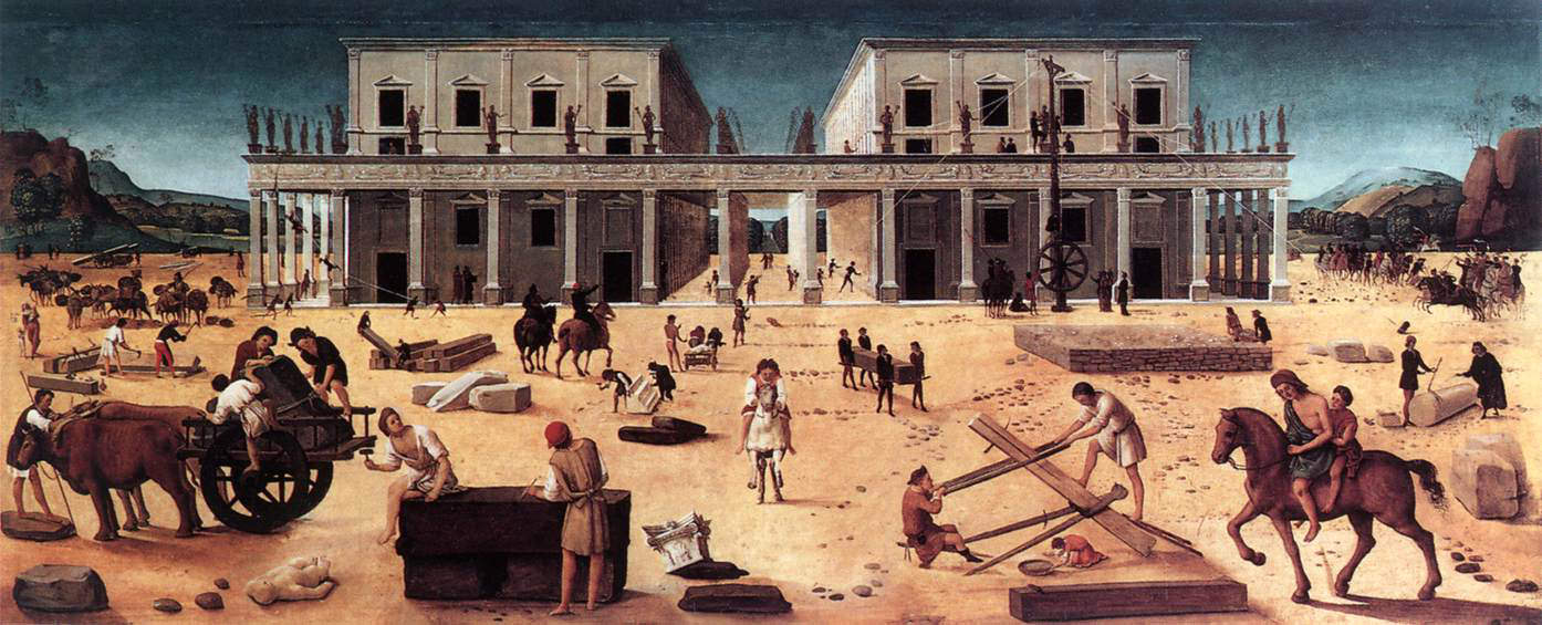 Пьеро ди Козимо. Строительство дворца. 1515-1520