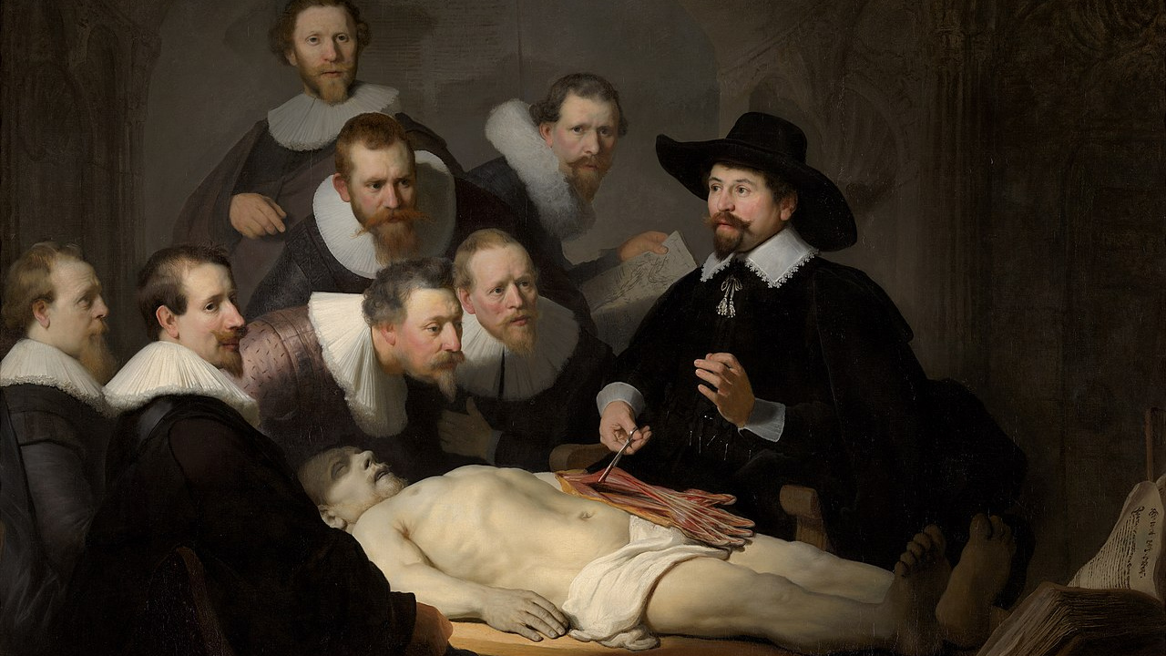 Рембрандт Харменс ван Рейн. Урок анатомии доктора Тульпа. 1632