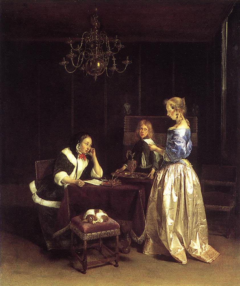 Герард Терборх Младший. Письмо. 1660-1662