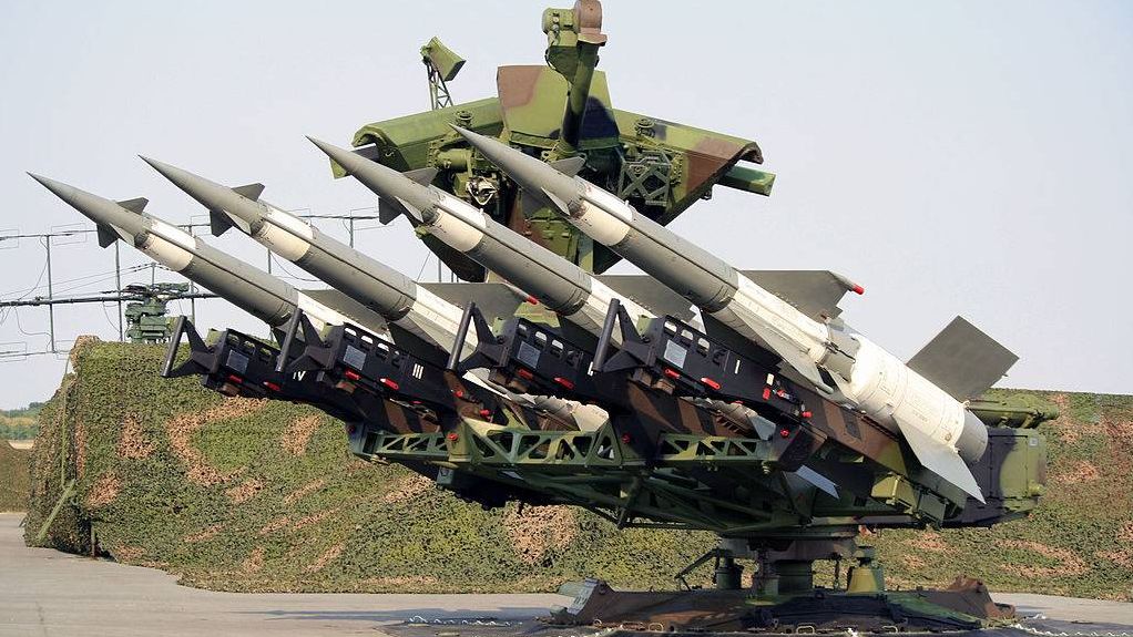 Система ПВО С-125 Нева из состава 250 ракетной бригады ПВО Сербии