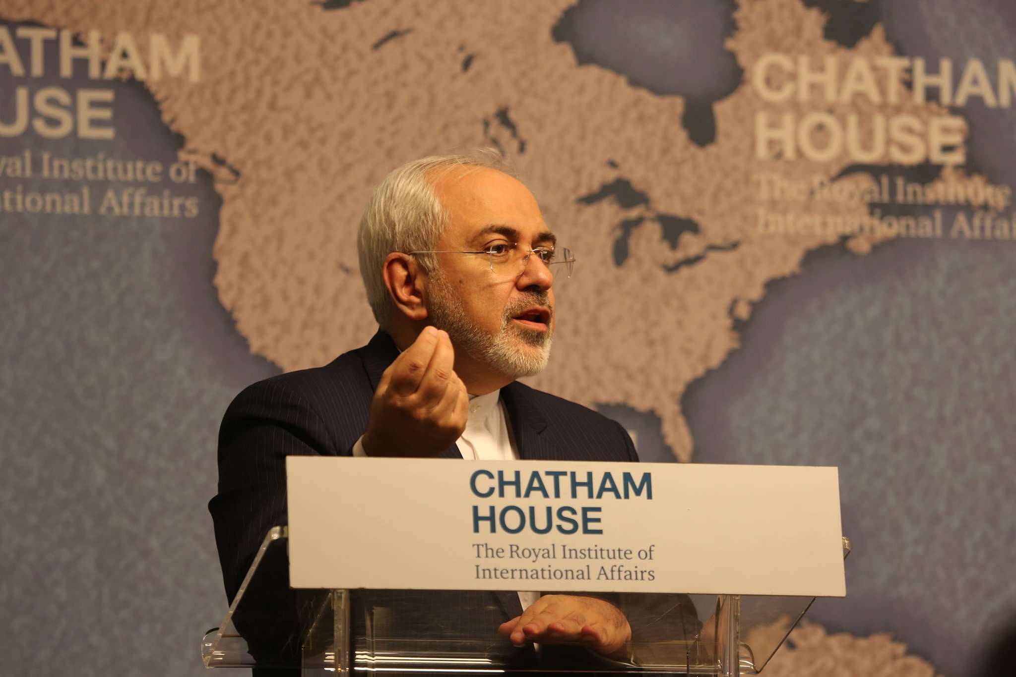 Мохаммад Джавад Зариф, автор: Chatham House, London [chathamhouse], лицензия: CC BY 2.0