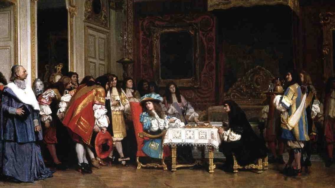 Жан-Леон Жером. Людовик XIV и Мольер. 1862