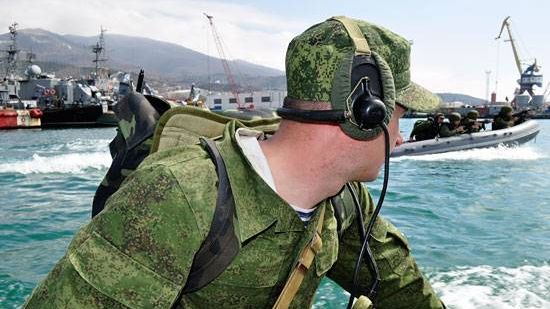 Учения по защите Новороссийской военно-морской базы