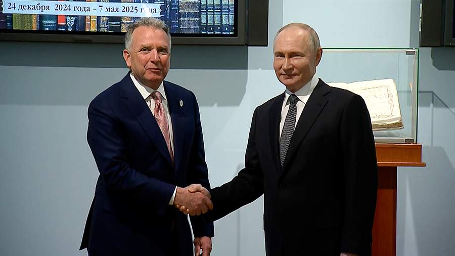 Владимир Путин и Стивен Уиткофф