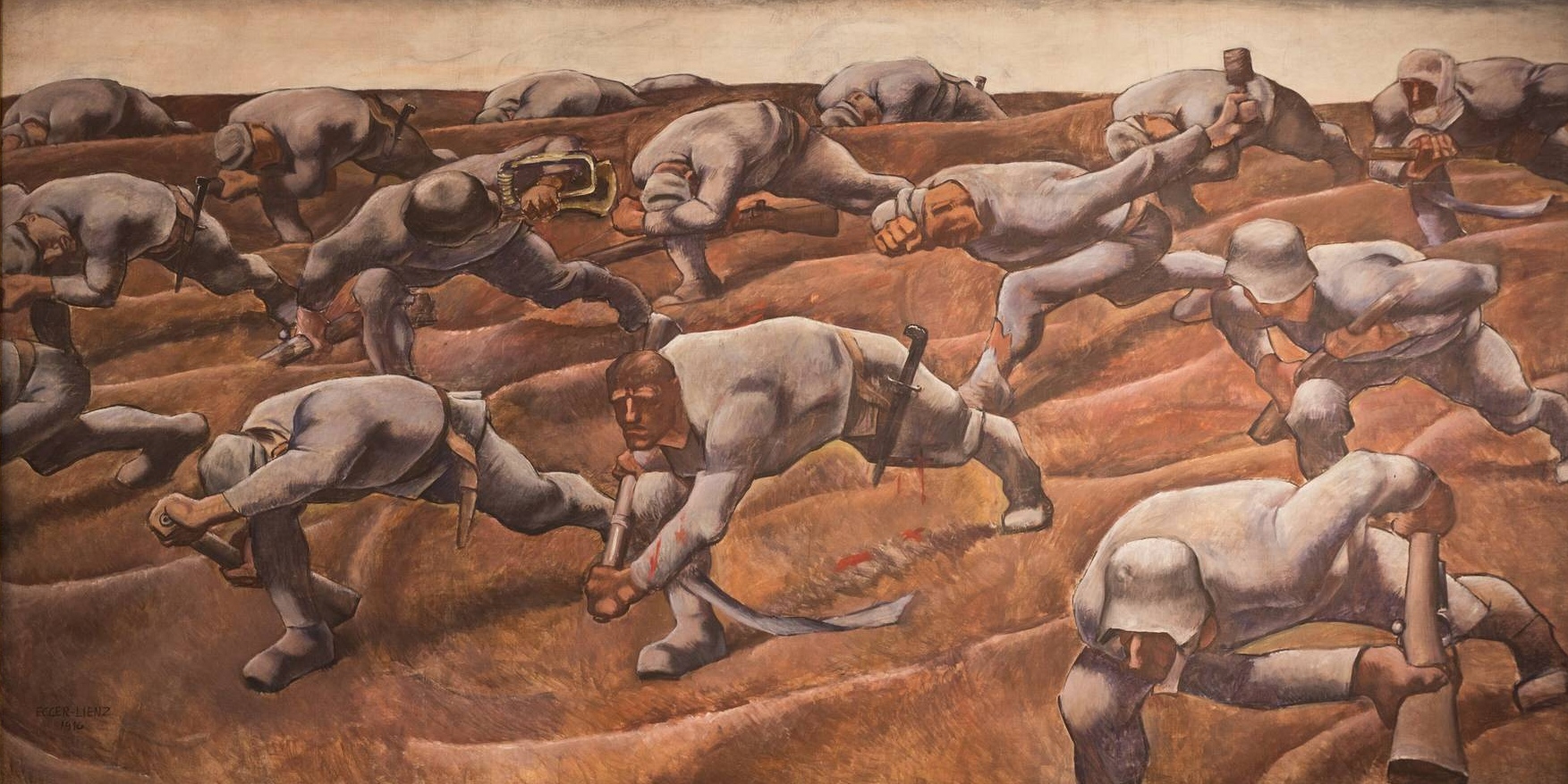 Альбин Эггер-Лиенц. Безымянные. 1916