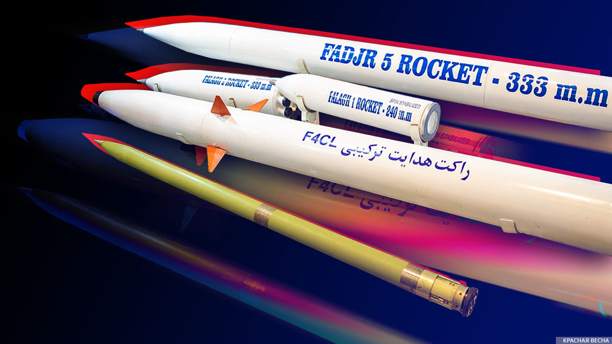 Иранские ракеты разных типов