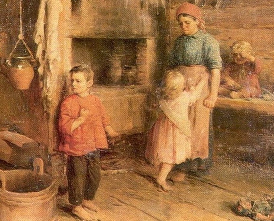 Иван Горохов. Запил (фрагмент). 1929