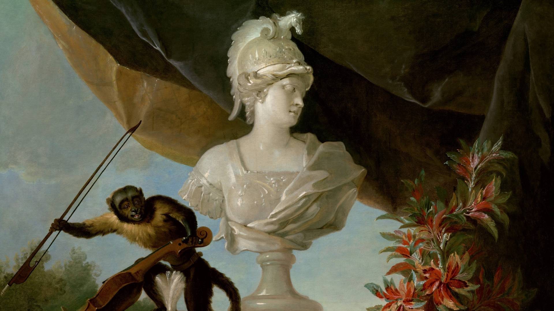 Жан-Батист Удри. Аллегория Европы (фрагмент). 1722