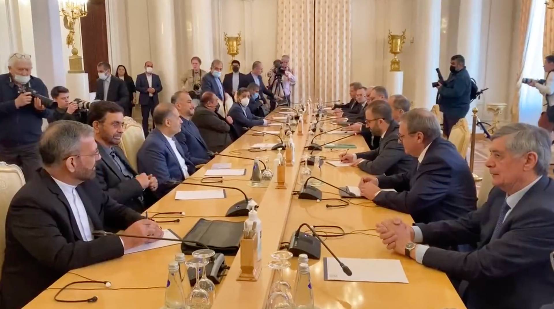 Встреча делегаций Ирана и России в Москве 15 марта 2022 года