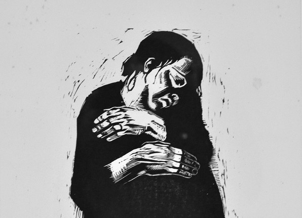 Кете Кольвиц. Вдова I (фрагмент). 1921–1922