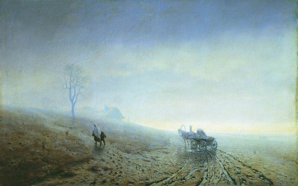 Архип Куинджи. Осенняя распутица. 1872