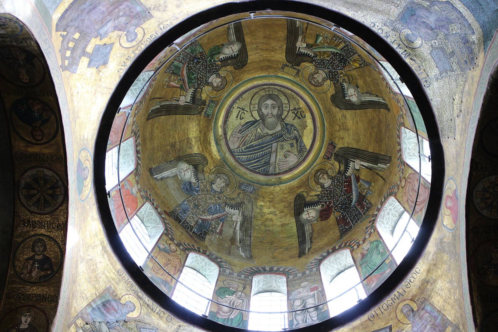 Роспись купола в Киевском Софийском соборе