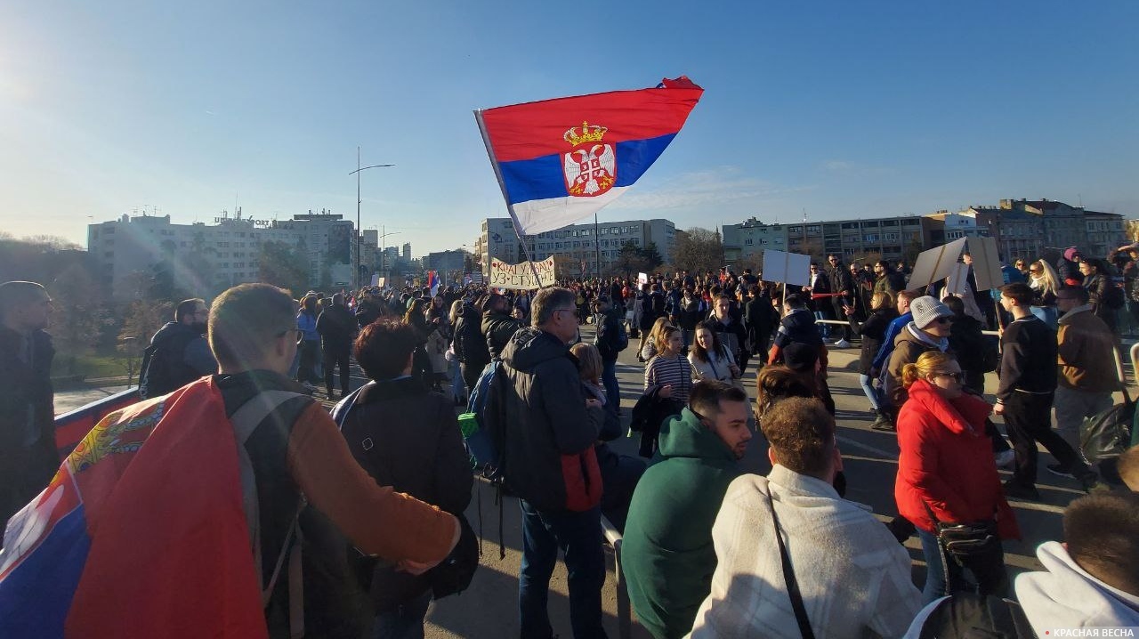 В Нови-Саде студенты и оппозиция сменили тактику проведения протестов